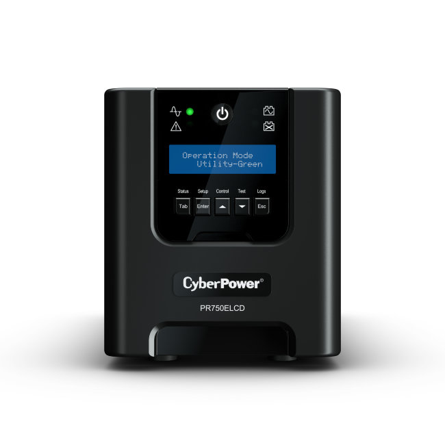 ИБП CyberPower PR750ELCD (0.75 кВА / 0.675 кВт) Line-Interactive