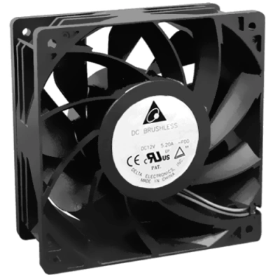 Вентилятор охлаждения Delta PFR1212UHE-SP00 (размер 120x120x38) осевой