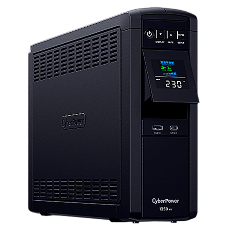 ИБП CyberPower CP1350EPFCLCD (1.35 кВА / 0.81 кВт) Line-Interactive