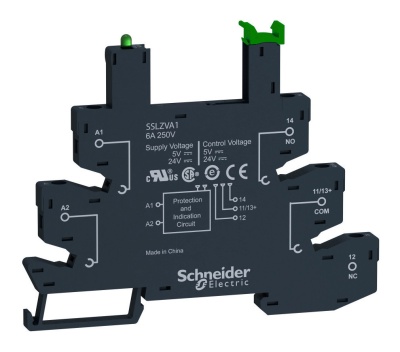 SSLZVA4 Розетка для реле Schneider Electric