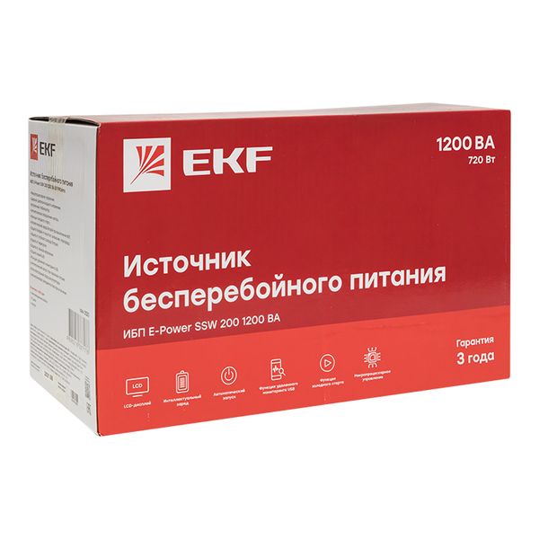 Источник бесперебойного питания E-Power SSW200 1200ВА