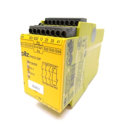 PNOZ X3P 24VDC 24VAC 3N/O 1N/C 1SO 777310 Реле безопасности Pilz