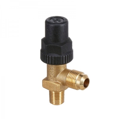 Вентиль запорный на ресивер 1/4" Flare x 1/4" NPT