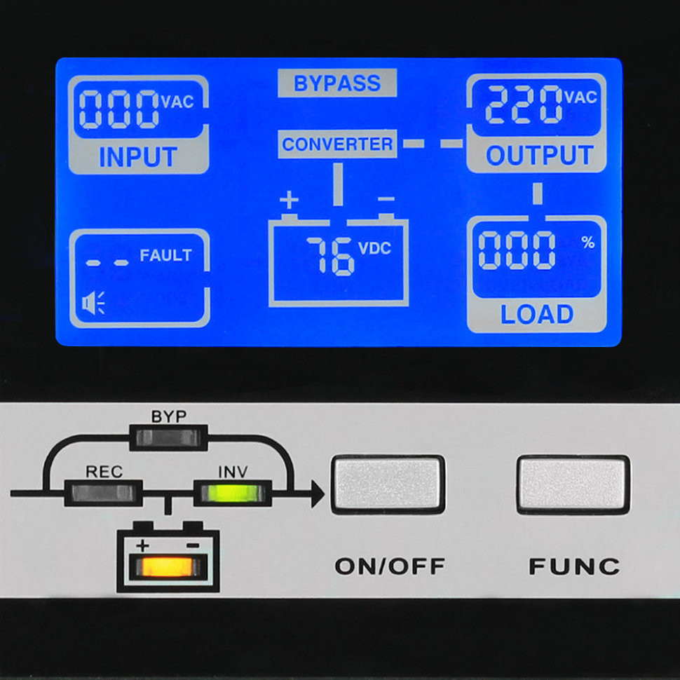 ИБП HIDEN EXPERT UDC92010S-RT (with PDU), встроенные акб в корпусе (9А/ч х 16шт),10 kVA/10 kW (PF=1)