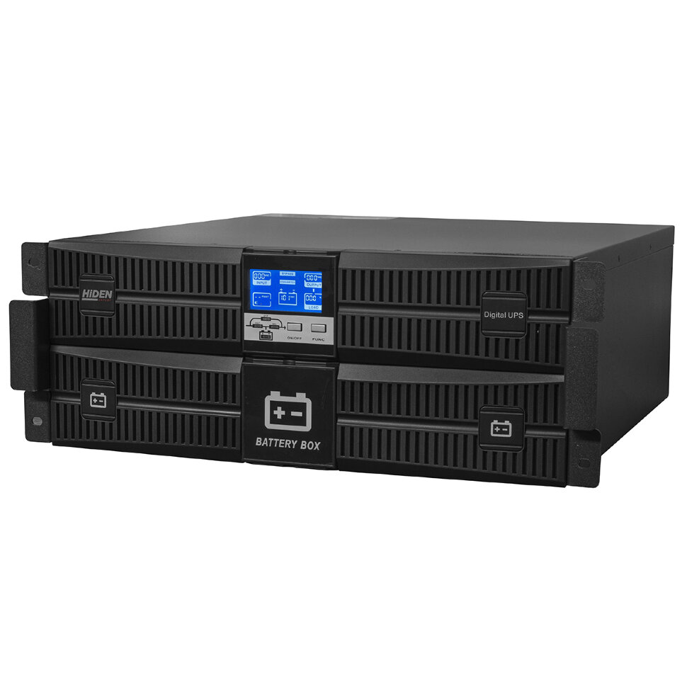 ИБП HIDEN EXPERT UDC9206S-RT, встроенные акб в корпусе (9А/ч х 16шт),6 kVA/6 kW (PF=1)