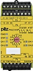 PNOZ XV3P C 3/24 VDC 3N/O 2N/OT 787512 Реле безопасности Pilz (б/у)