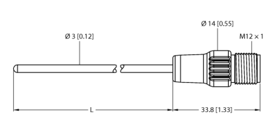 TP-203A-CF-H1141-L150 Датчик температуры Turck