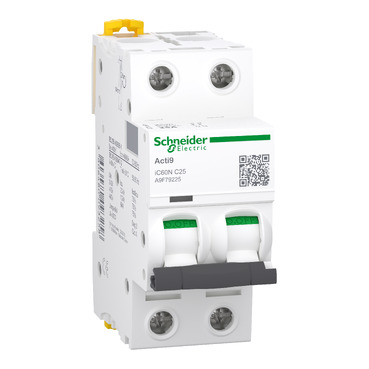 A9F79225 Автоматический выключатель iC60N 2П 25A C Schneider Electric