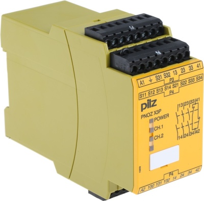 PNOZ X3P 24-240VACDC 3N/O 1N/C 1SO 777313 Реле безопасности Pilz