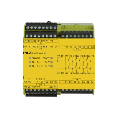 PNOZ X9P 24DC 24-240VACDC 7NO 2NC 2SO 777606 Реле безопасности Pilz