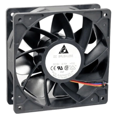 Вентилятор охлаждения Delta QFR1212GHE (размер 120x120x38) осевой