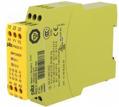 PNOZ X1 24VAC/DC 3N/O 1N/C 774300 Реле безопасности Pilz