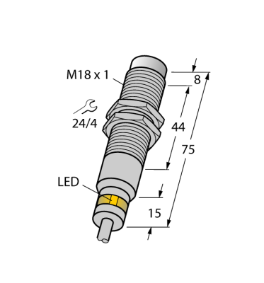 NI7-EM18WD-AP6X/S929 Датчик индуктивный Turck
