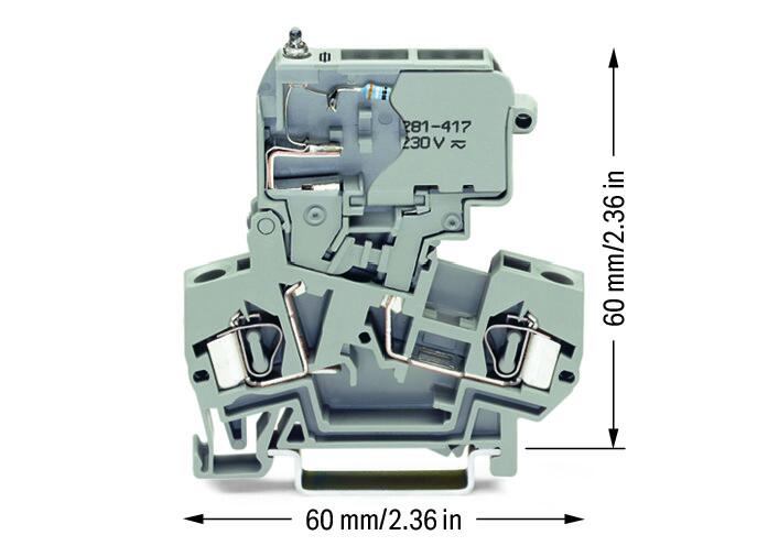 281-611/281-417 Клемма 2-проводная Wago