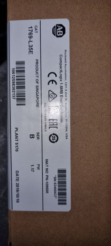 Контроллер 1769-L35E Allen-Bradley Enet Controller 1769-L35E Allen-Bradley