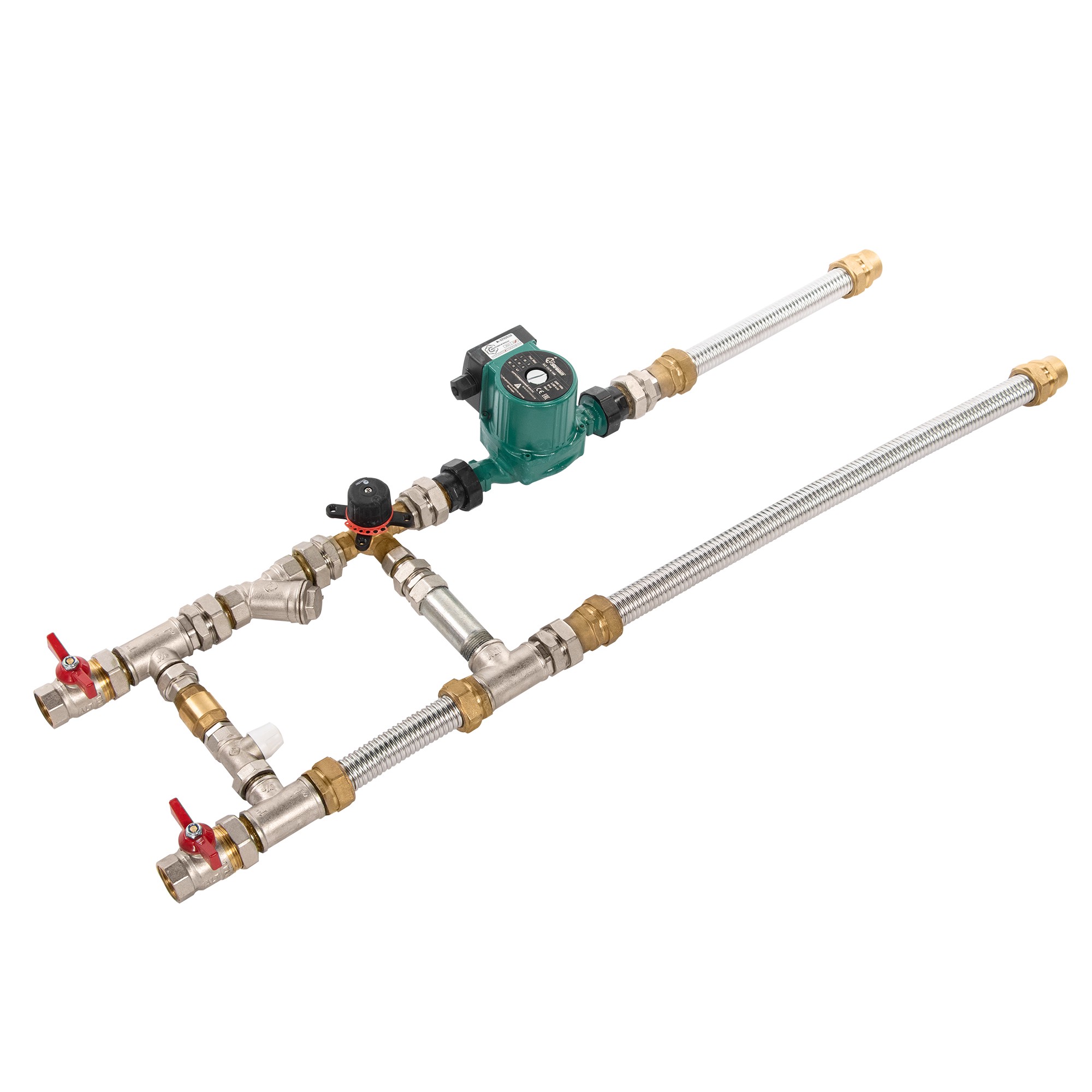 Узел смесительный с гибкими подводками SHUFT MST 25-80-6.3-C24-F