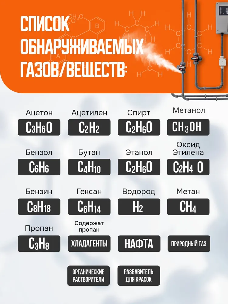 PT520A Газоанализатор утечки газа TopTes