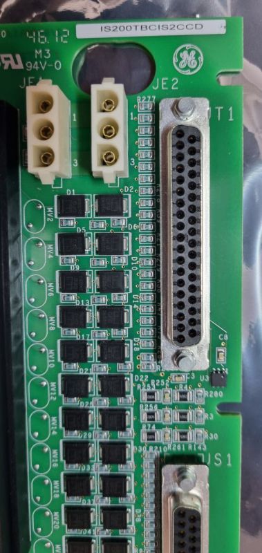 Модуль аналогового ввода вывода GE IS200TBCIS2CCD Contact Input Term Brd