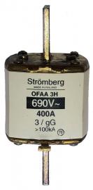 Предохранитель ABB Stromberg OFAA3H 400A 690V gG