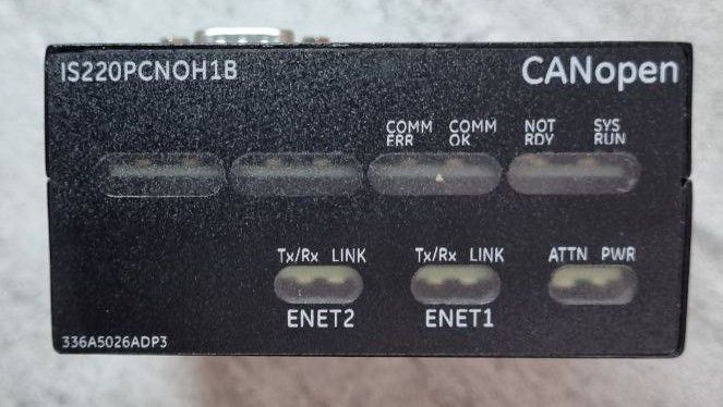 Модуль интерфейса I/O PACK CANopen GE Speedtronic Mark VIe IS220PCNOH1B I/O PACK CANopen Interface module