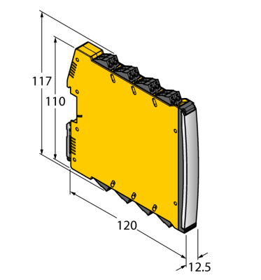 IMX12-DI03-1S-2R-S/24VDC  Усилитель переключающий Turck