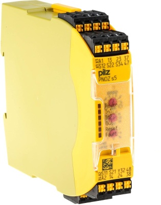 PNOZ S5 C 24VDC 2 N/O 2 N/O T 751105 Реле безопасности Pilz (На запчасти)