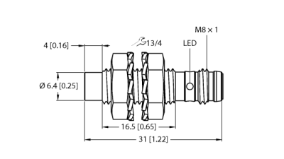 NI3-EG08K-AP6X-V1131 Датчик индуктивный Turck