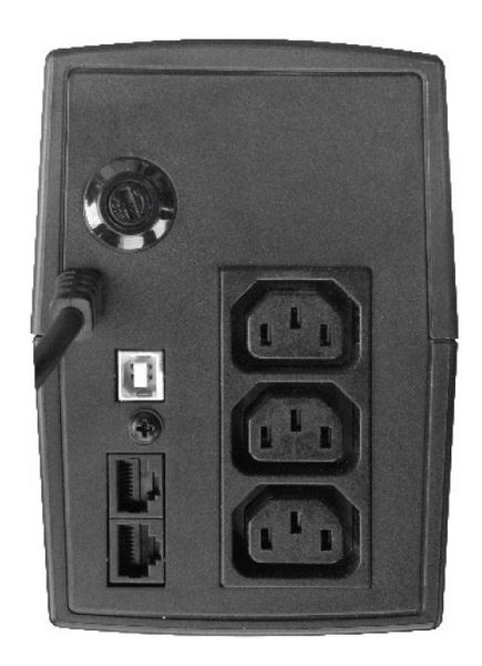 Источник бесперебойного питания Line-interactive E-Power SSW 200 800 ВА/480 Вт фазы 1/1 2 мин Tower IEC C13