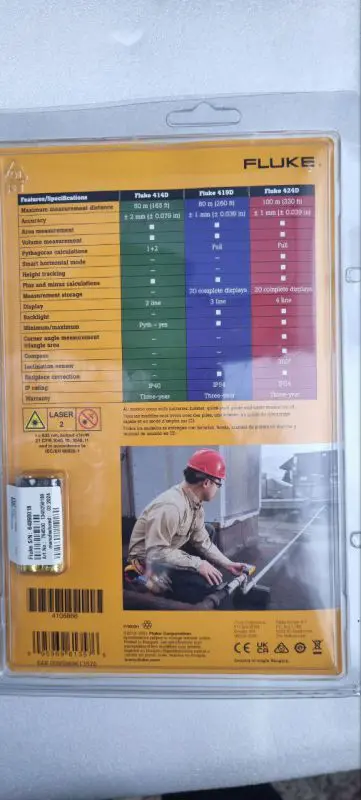 Лазерный дальномер Fluke 424D Laser Distance Meter