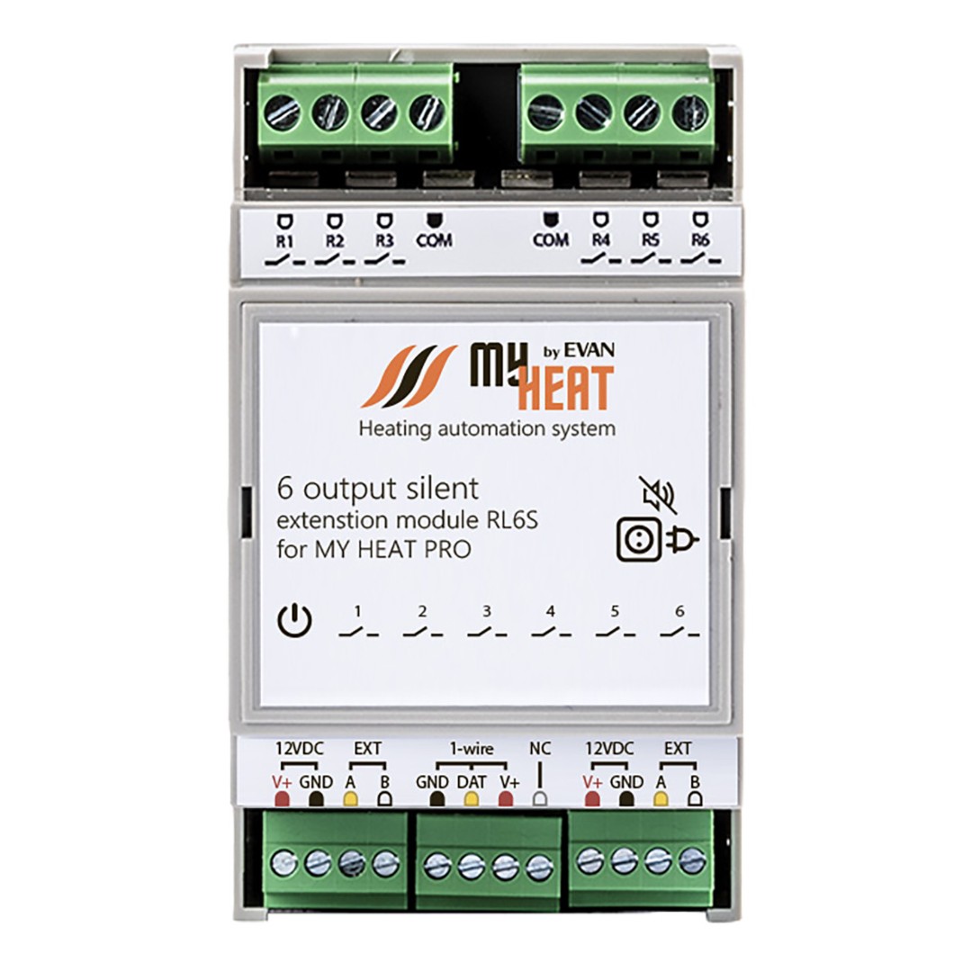 Симисторный блок расширения MyHeat RL6S, ЭВАН