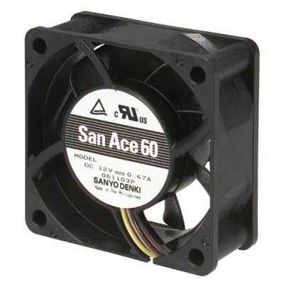 Осевой вентилятор 9G0612P4S001 Sanyo Denki 60x60x25 серии San Ace 60