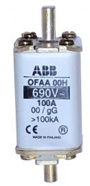 Предохранитель ABB OFAA00H100 100A 690V gG