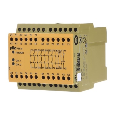 PZE 9 230-240 VAC 8N/O 1N/C 774148 Модуль расширения реле Pilz (На запчасти)