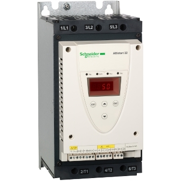 ATS22D75Q Устройство плавного пуска ATS22 230 В (18, 5Вт)/400-440 В (37 кВт) Schneider Electric