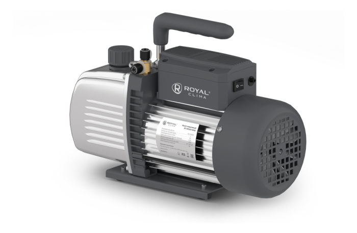 Насос вакуумный RT-VP240-R410 (2-ступ., 120л/мин, 15 microns, 1/4"+3/8"SAE)