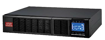 "Источник бесперебойного питания 6000Вт, 2U для RACK 19"""" шкафов, встр. монитор параметров, интерф. USBRS-232, один вентилятор сит. охл., вых. 220Vac клемные гнезда, клемные гнезда для подкл.внеш. АКБ блоков, АКБ докупаются отдельно"""""