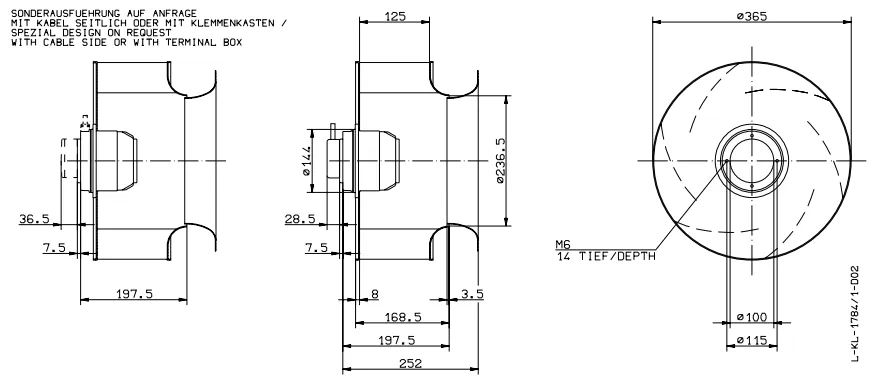 Габаритные размеры RH35M-4EK.4C.1R Габаритные размеры RH35M-4EK.4C.1R