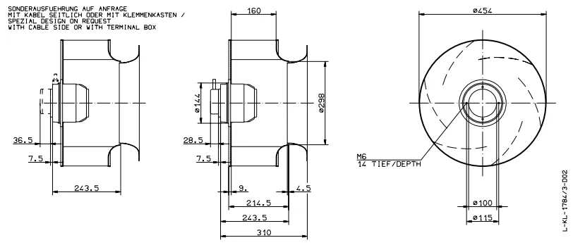 Габаритные размеры RH45M-SDK.4C.1R Габаритные размеры RH45M-SDK.4C.1R