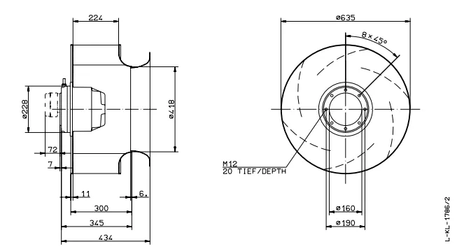 Габаритные размеры RH63M-4DK.7Q.1R Габаритные размеры RH63M-4DK.7Q.1R