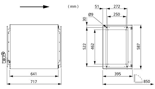 Габаритные размеры IRE 50x25 C1