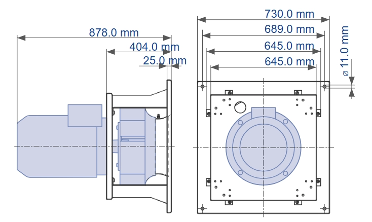 Габаритные размеры GR56C-4DN.I5.CR