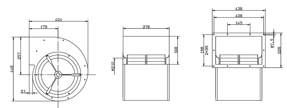 Габаритные размеры RD25S-4DW.4N.2L+