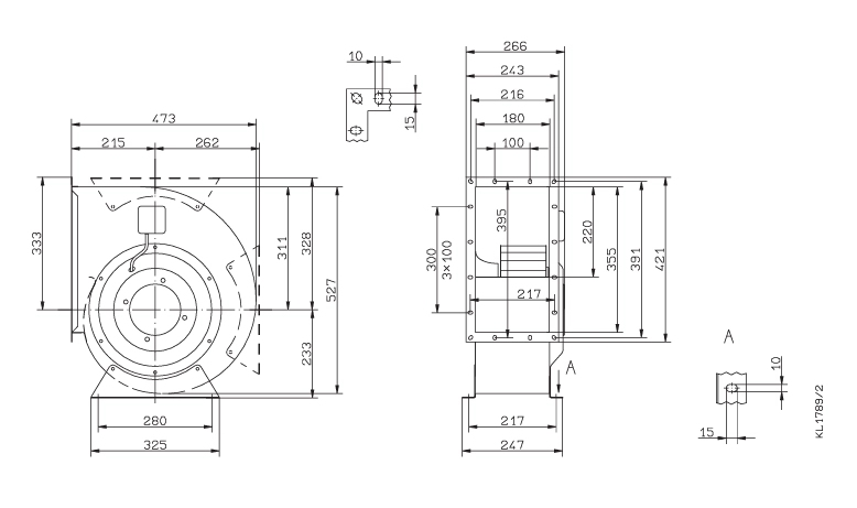 Габаритные размеры RG28P-4EK.6F.1R Габаритные размеры RG28P-4EK.6F.1R