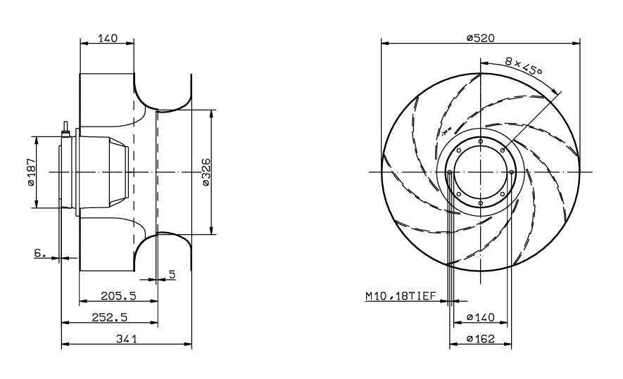 Габаритные размеры RH50E-4DK.6K.1R Габаритные размеры RH50E-4DK.6K.1R