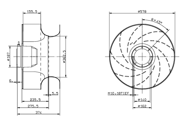 Габаритные размеры RH56E-4DK.6N.1R Габаритные размеры RH56E-4DK.6N.1R